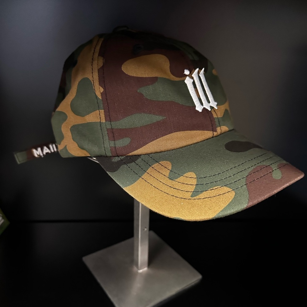 NAS 12AMRUN “ILL” strap back hat (camo)